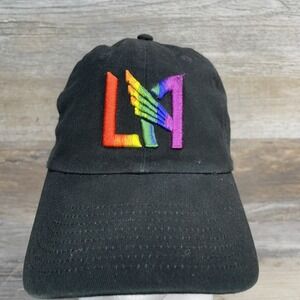 MLS LAFC Black Fanatics Pride Fundamental Adjustable Hat Los Angeles Soccer